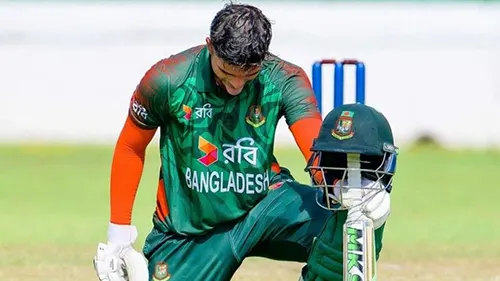 আবরারের রেকর্ডগড়া সেঞ্চুরিতে বড় পুঁজি বাংলাদেশের