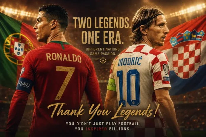 luka modric and cristiano ronaldo
